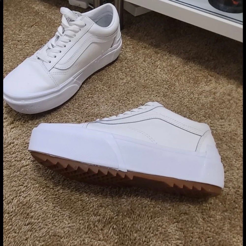 Vans Stacked White Old Skool